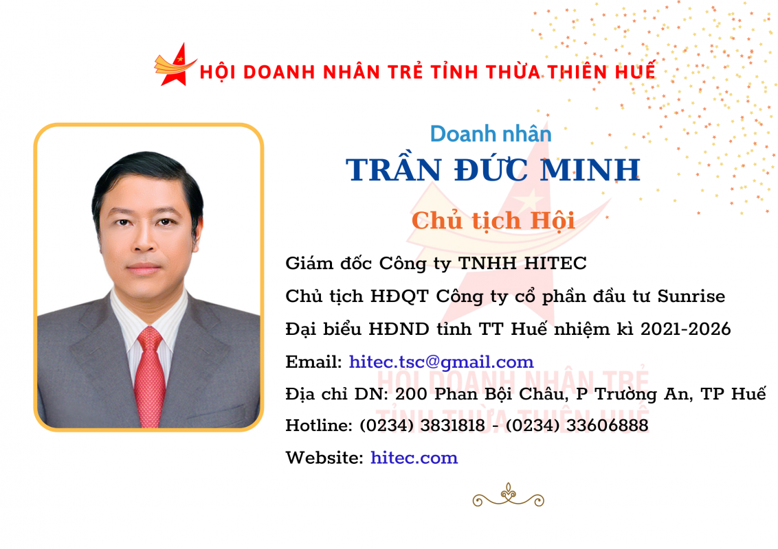 Doanh Nhân Trẻ tỉnh TT Huế