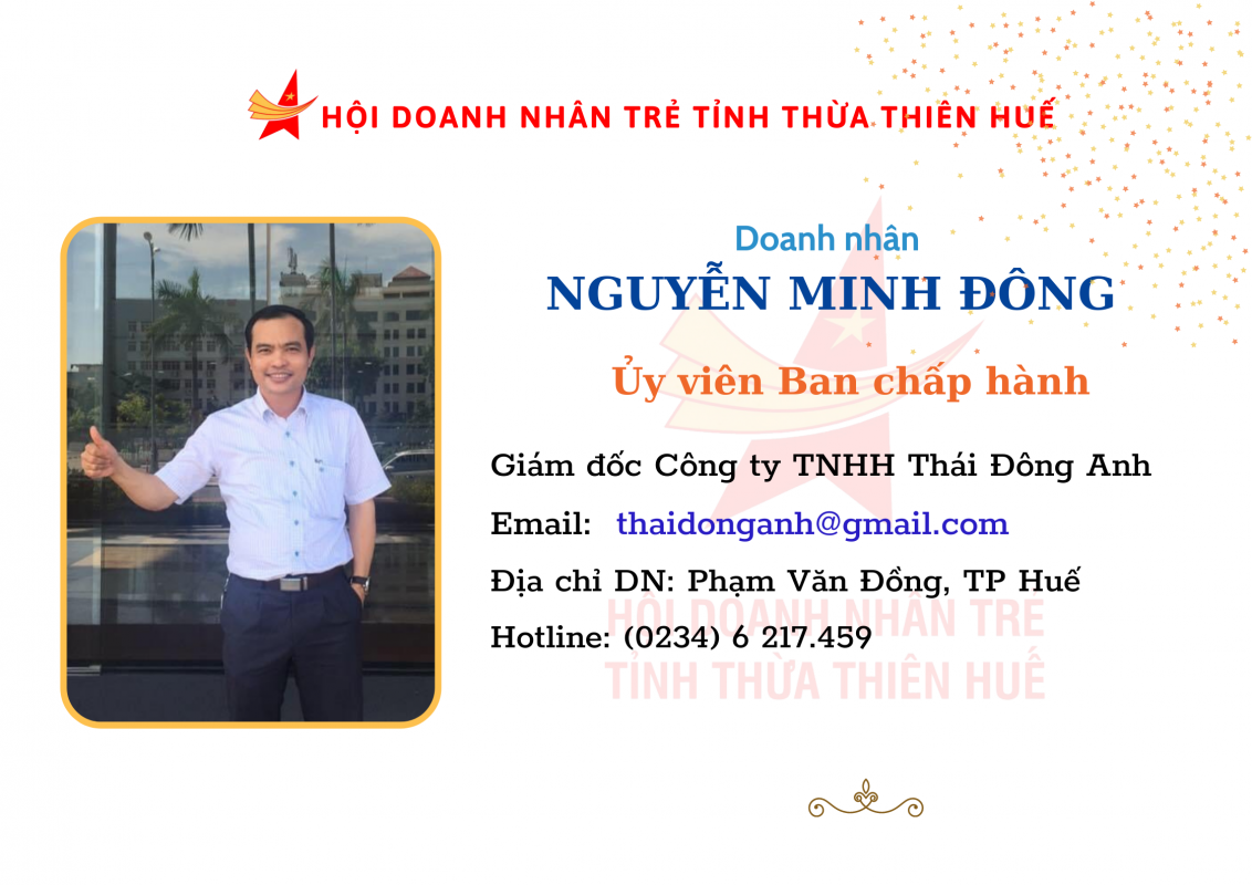 Doanh Nhân Trẻ tỉnh TT Huế