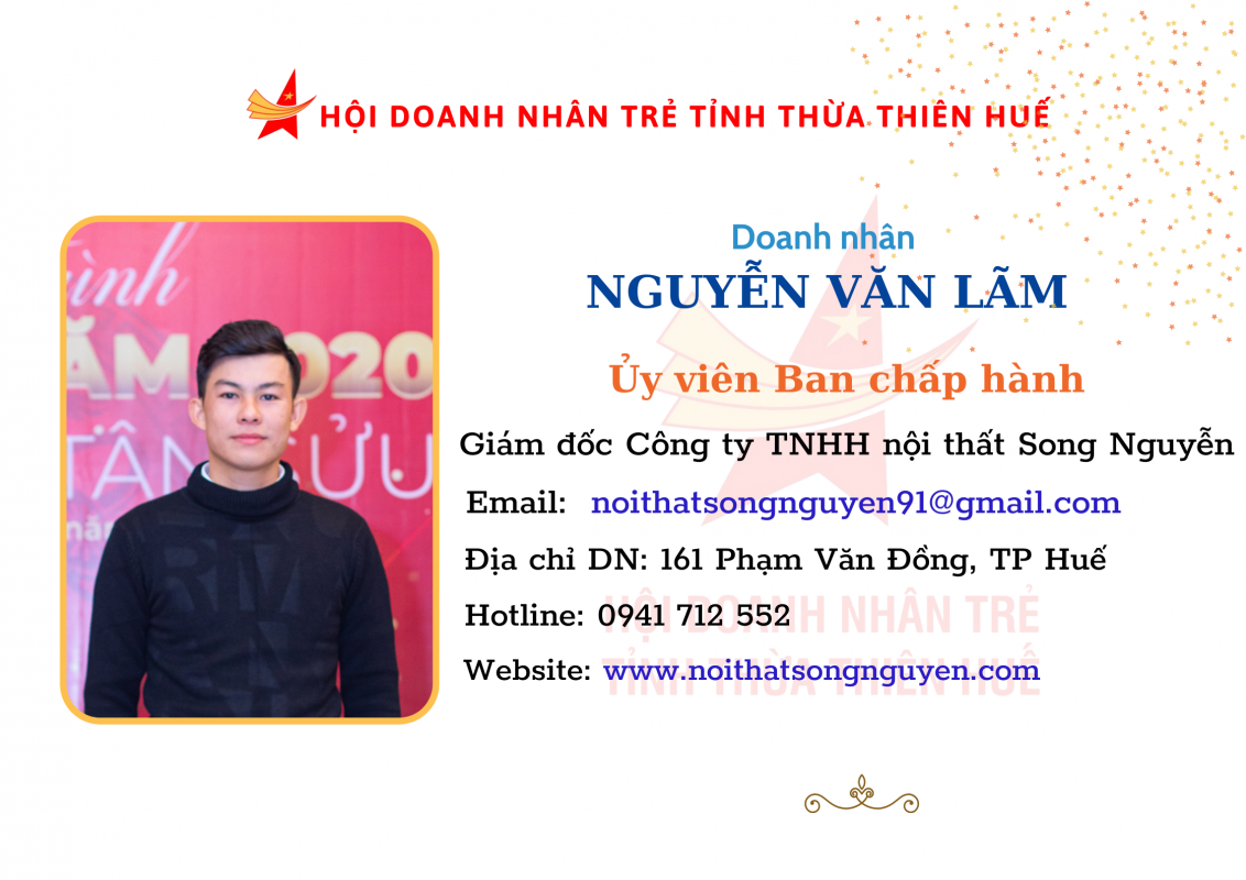 Doanh Nhân Trẻ tỉnh TT Huế