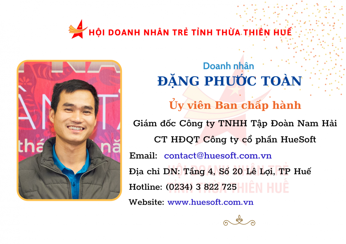 Doanh Nhân Trẻ tỉnh TT Huế
