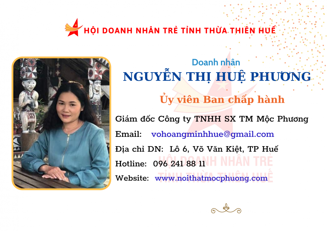 Doanh Nhân Trẻ tỉnh TT Huế
