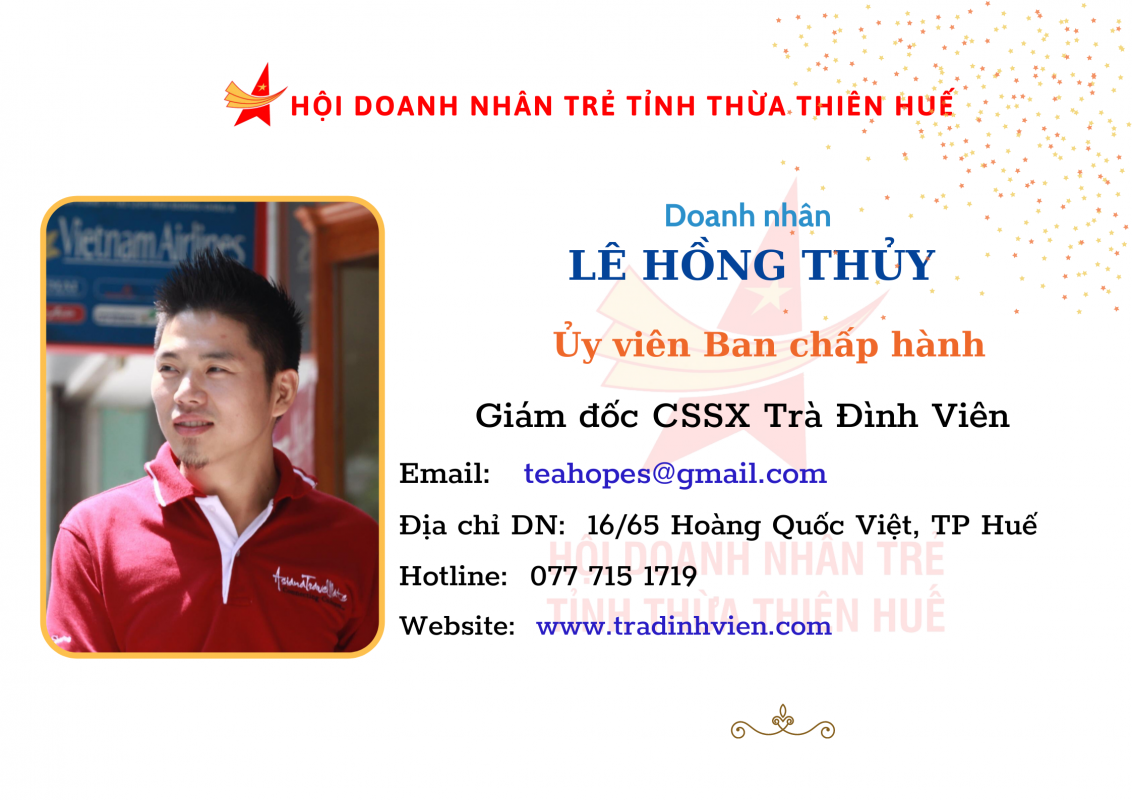 Doanh Nhân Trẻ tỉnh TT Huế