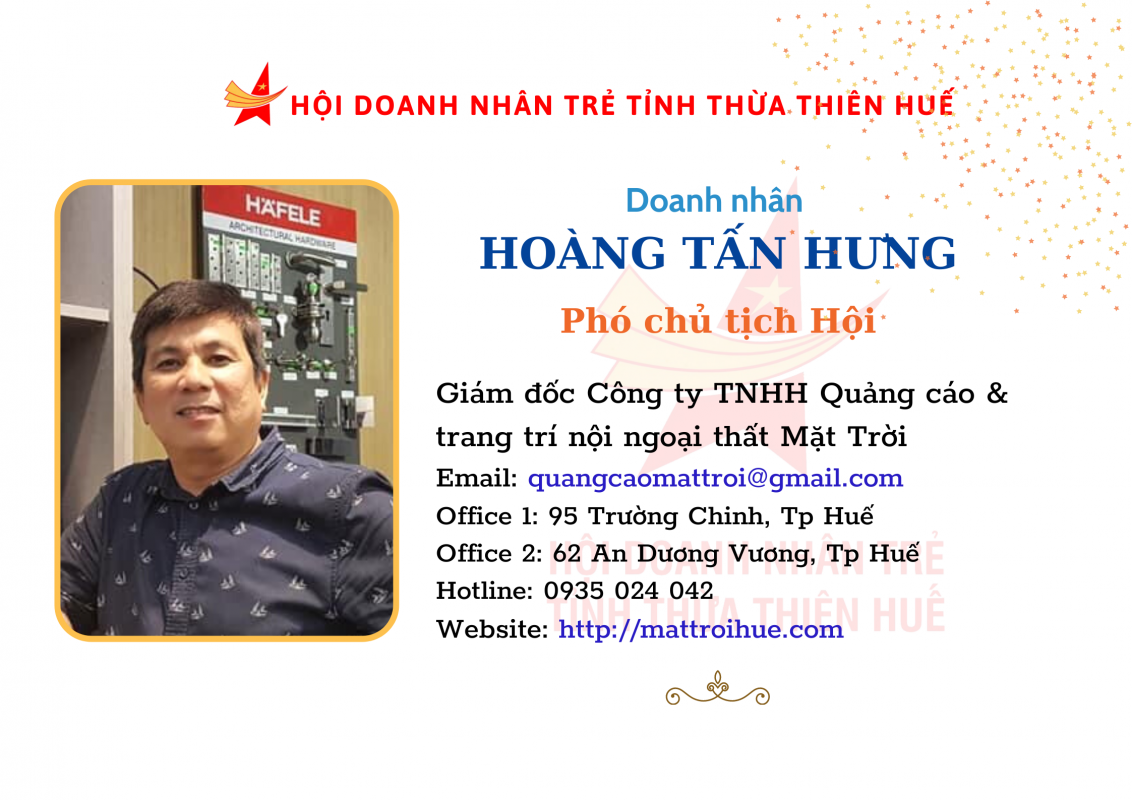 Doanh Nhân Trẻ tỉnh TT Huế
