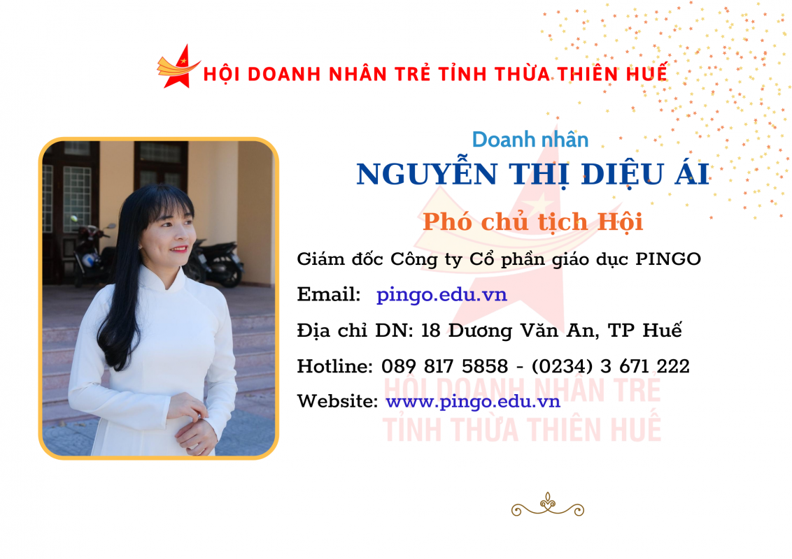 Doanh Nhân Trẻ tỉnh TT Huế