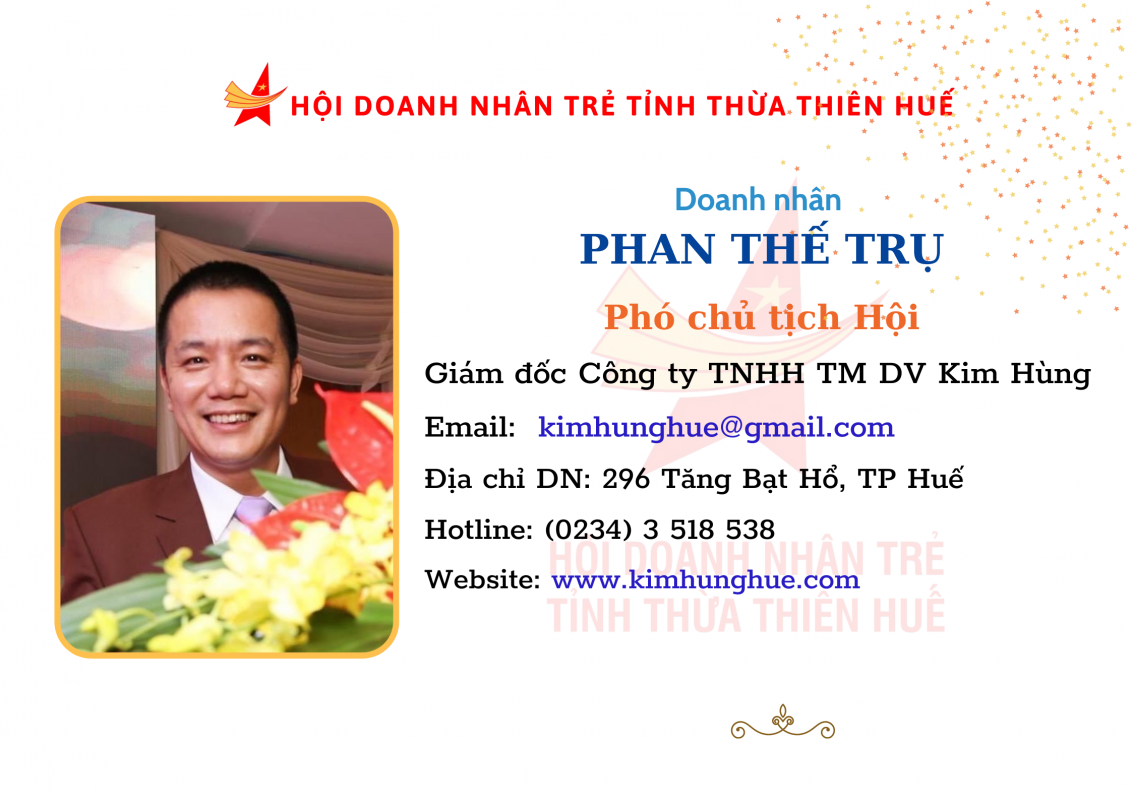 Doanh Nhân Trẻ tỉnh TT Huế