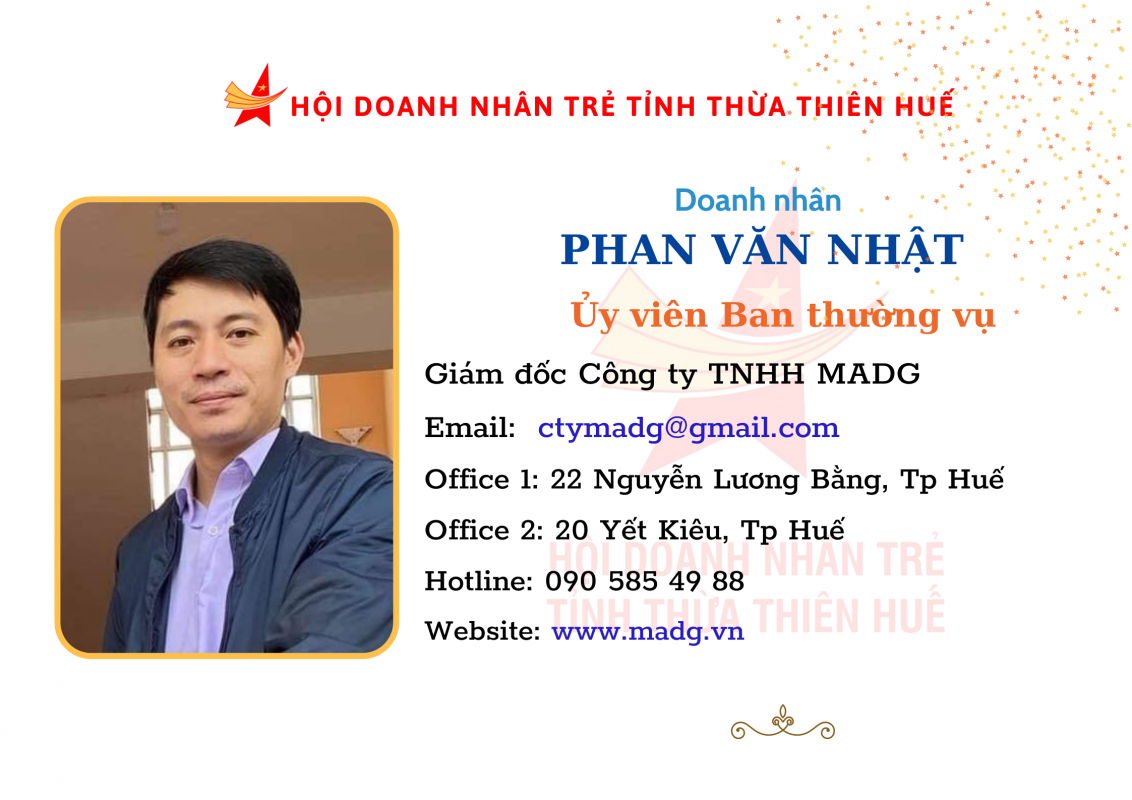 Doanh Nhân Trẻ tỉnh TT Huế