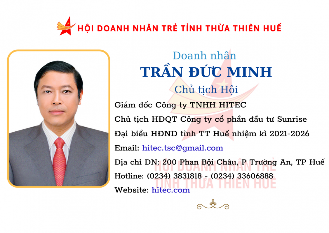 Doanh Nhân Trẻ tỉnh TT Huế