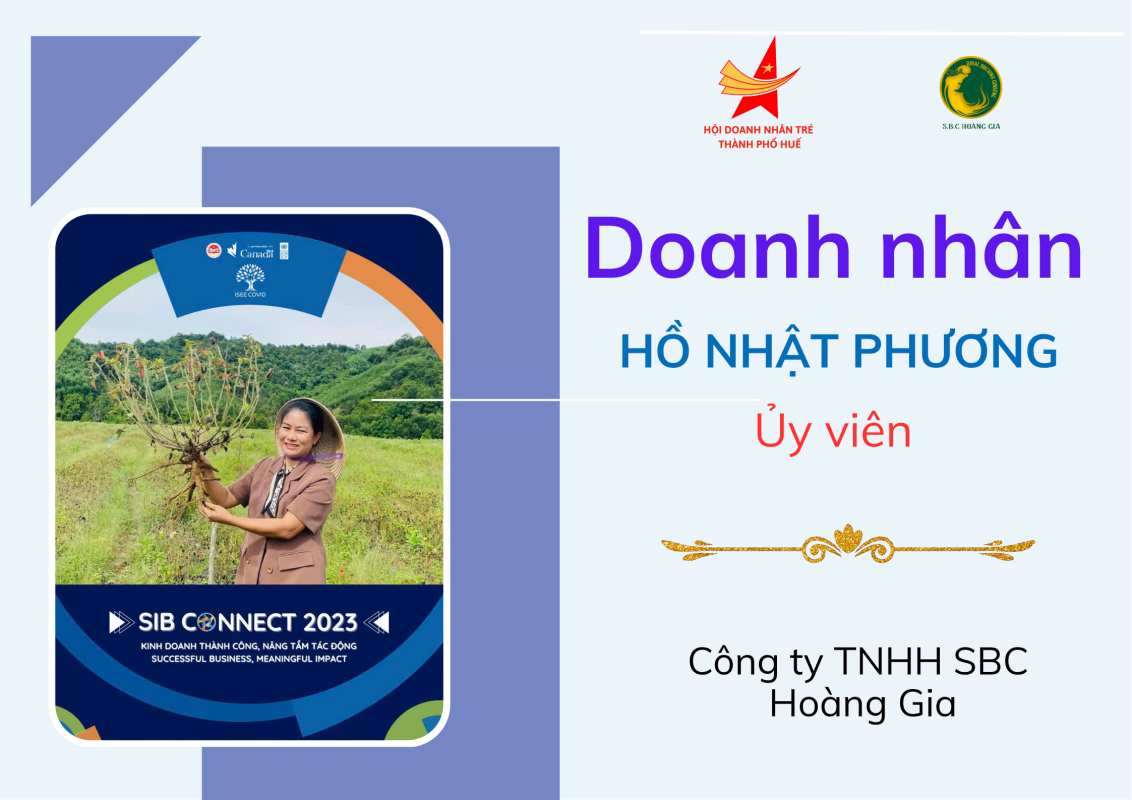 Doanh Nhân Trẻ tỉnh TT Huế